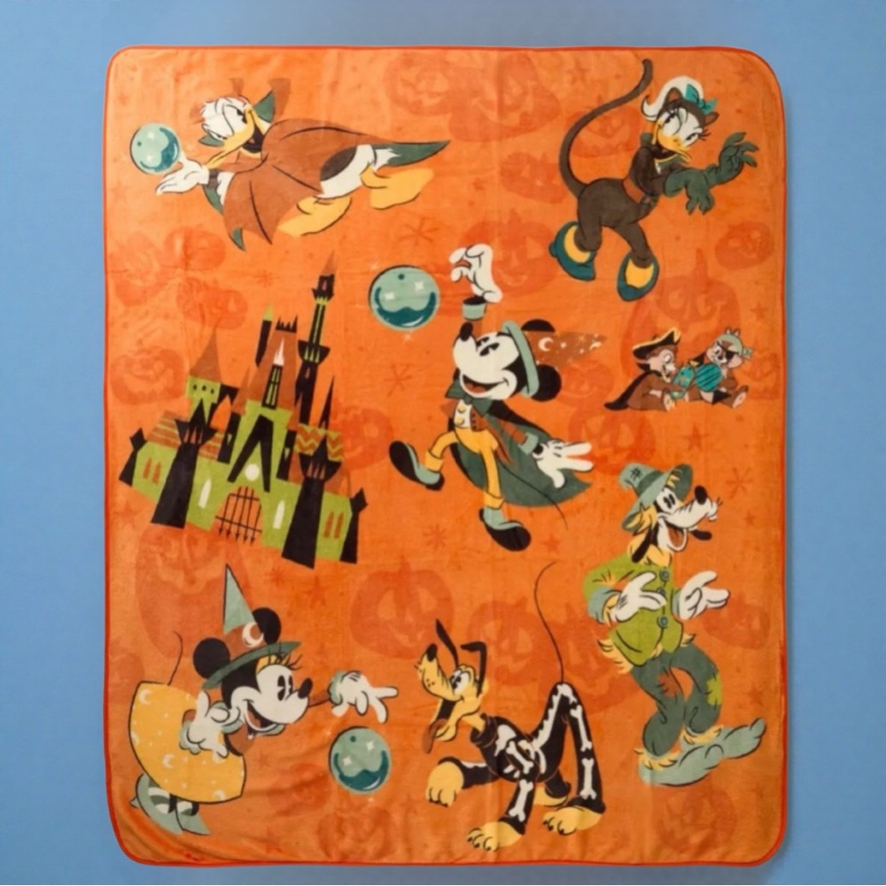 Disney Parks Halloween Throw Blanket